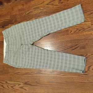 H and M - plaid pants, size 6